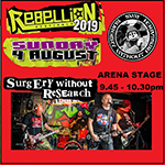 Surgery Without Research - Rebellion Festival, Blackpool 4.8.19